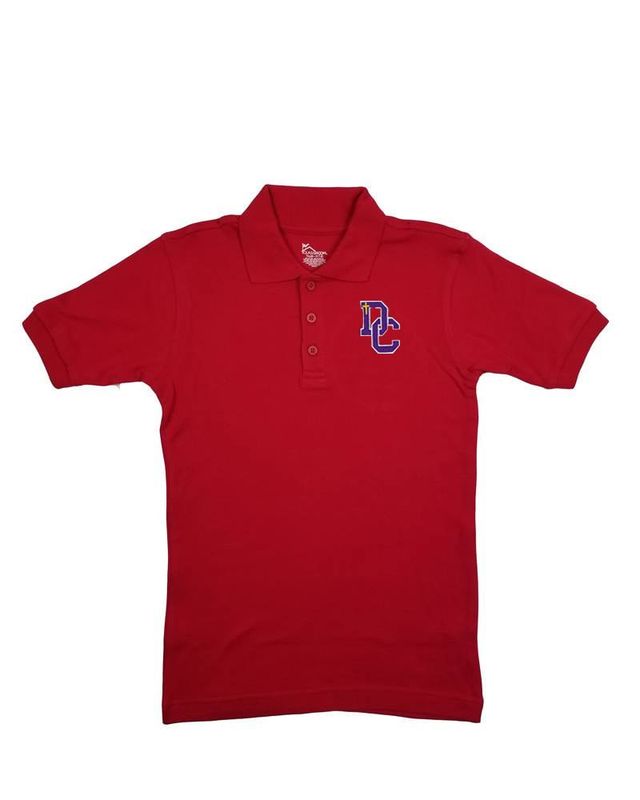 Dayton Christian Jersey SS Polo - Red