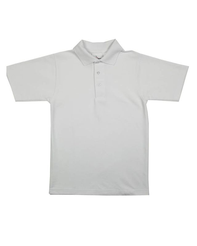 SHORT SLEEVE PIQUE KNIT SHIRT WHITE