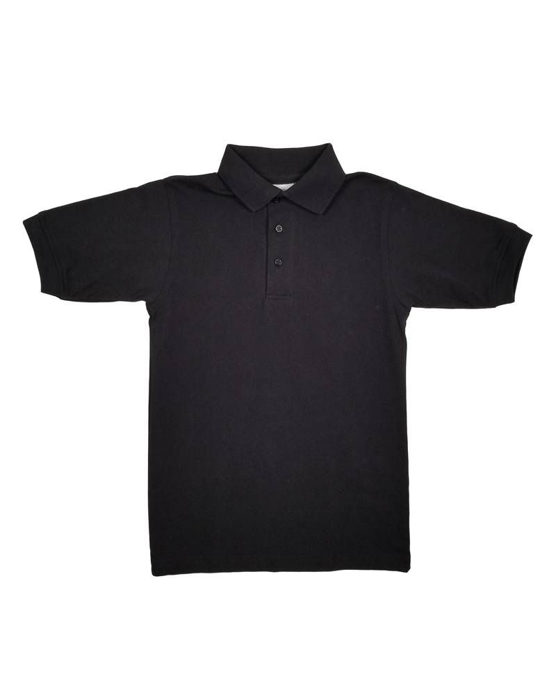 SHORT SLEEVE JERSEY KNIT SHIRT BLACK