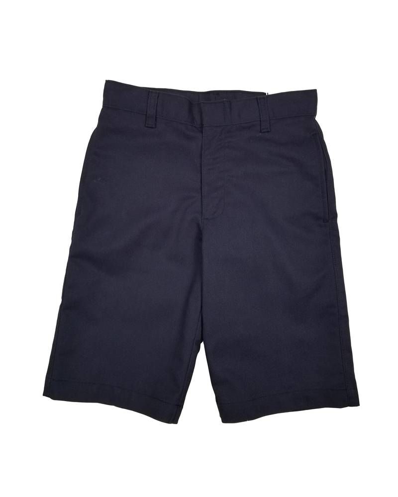 BOYS/MENS FLAT FRONT SHORTS NAVY