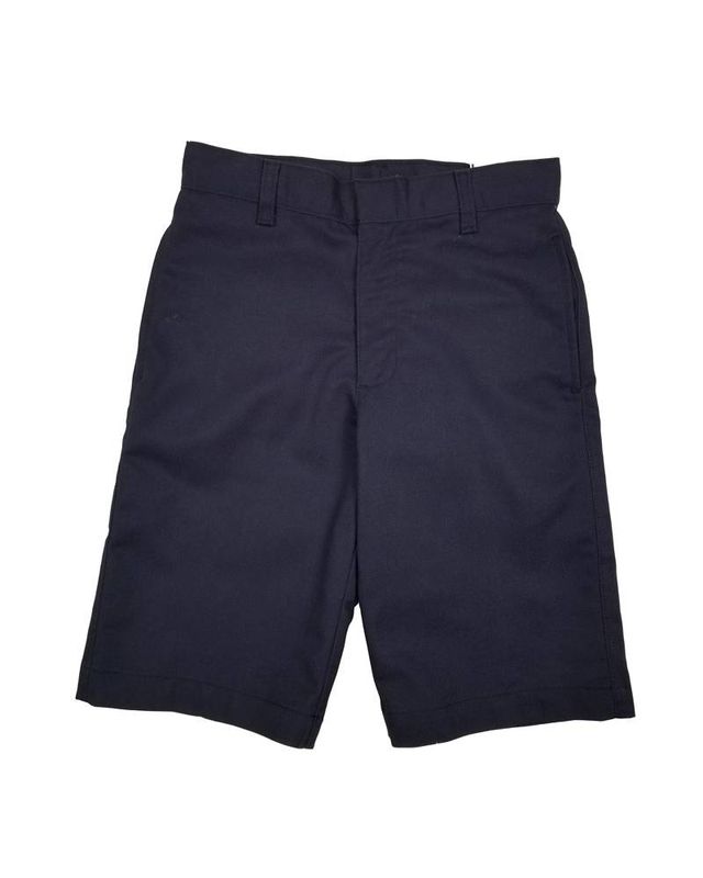 BOYS/MENS FLAT FRONT SHORTS NAVY
