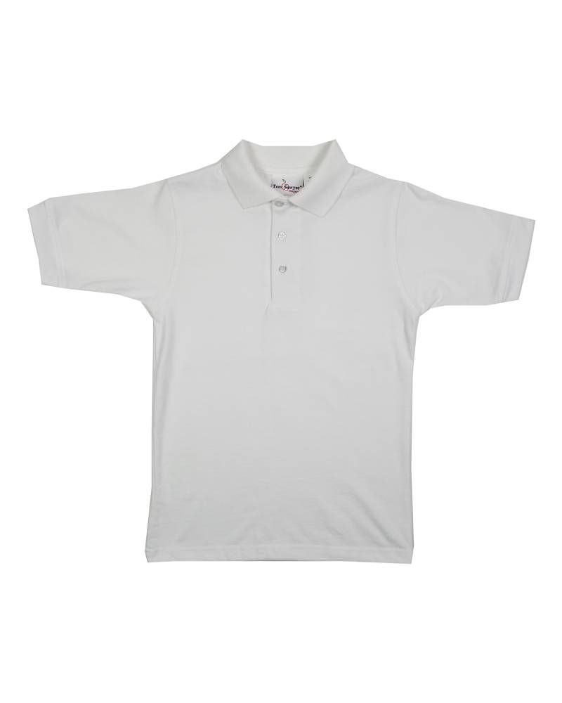 SHORT SLEEVE JERSEY KNIT SHIRT WHITE