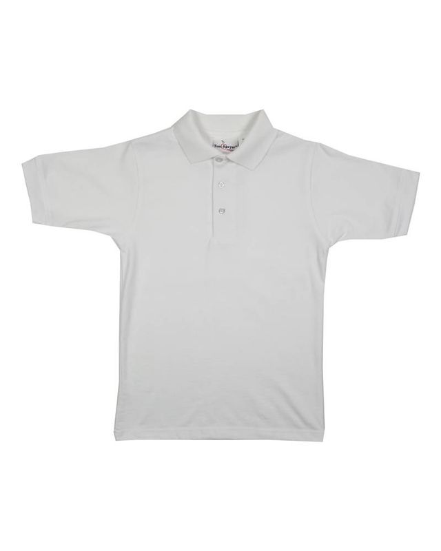 SHORT SLEEVE JERSEY KNIT SHIRT WHITE