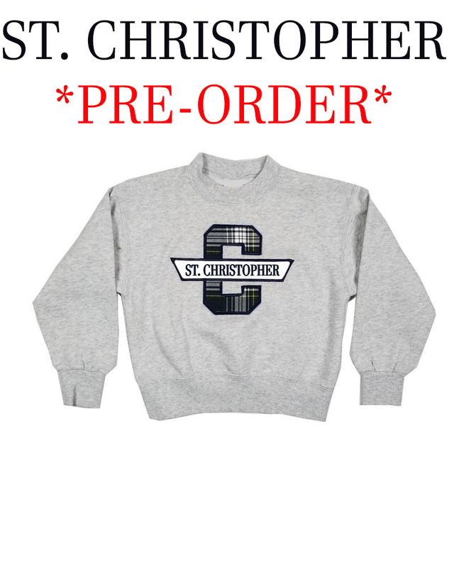 ST. CHRISTOPHER  PLAID SWEATSHIRT