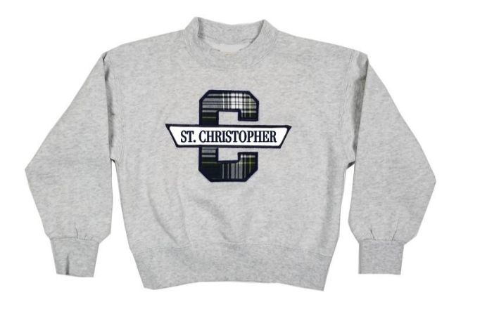 ST. CHRISTOPHER  PLAID SWEATSHIRT