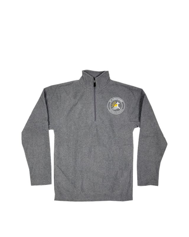 ST. CHRISTOPHER CATHOLIC 1/4 ZIP  FLEECE GRANDVIEW