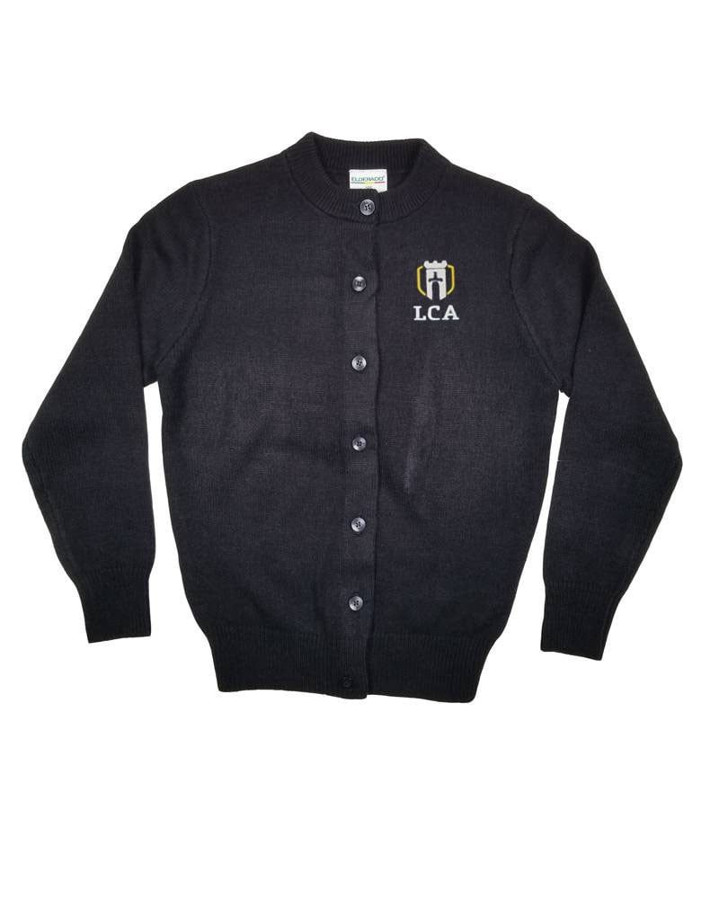 LEGACY CHRISTIAN GIRL CARDIGAN, Color: NAVY, Size: Youth XS