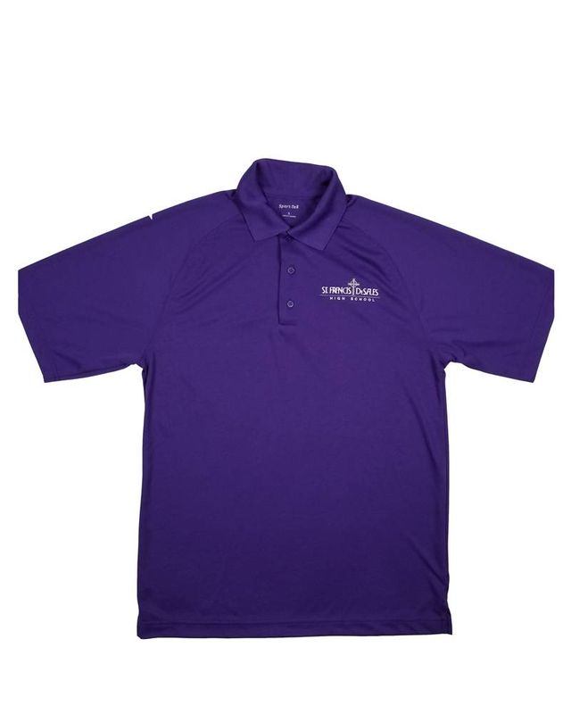 ST FRANCIS DESALES MEN'S DRY FIT POLO W/LOGO