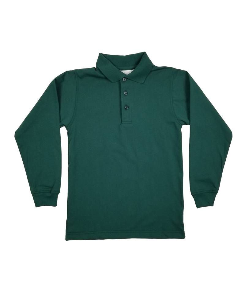 LONG SLEEVE  JERSEY KNIT SHIRT GREEN 