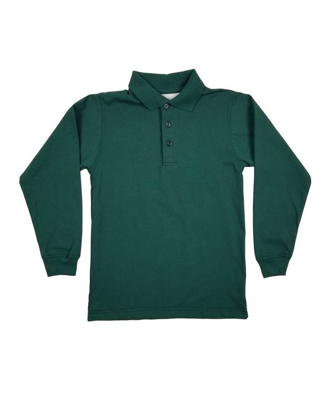 LONG SLEEVE  JERSEY KNIT SHIRT GREEN 