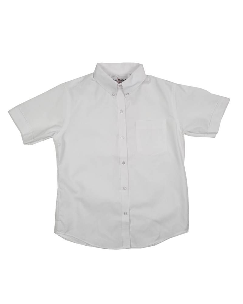 GIRLS/LADIES SS WHITE OXFORD BLOUSE