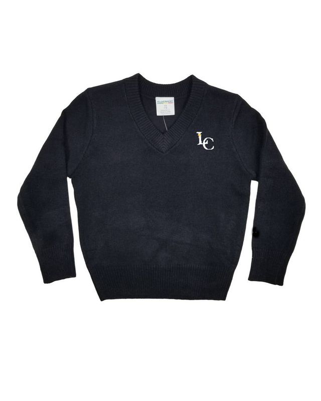 LEHMAN CATHOLIC V-NECK PULLOVER SWEATER