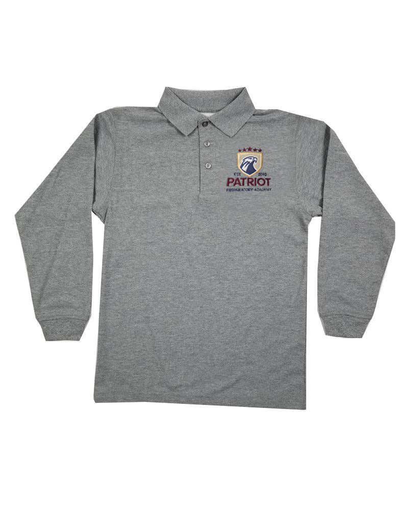 PATRIOT PREP ACADEMY LS POLO SHIRT