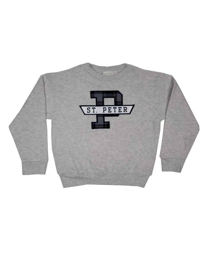 ST. PETER  PLAID SWEATSHIRT