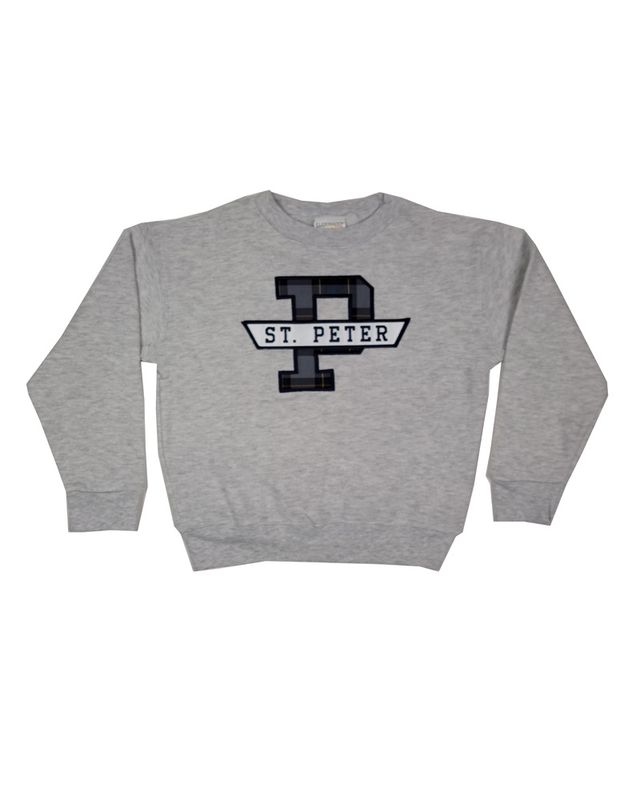 ST. PETER  PLAID SWEATSHIRT
