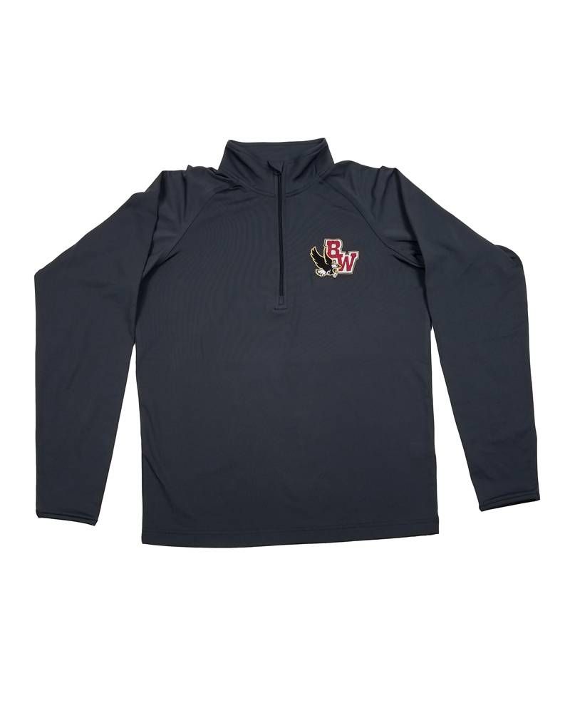 BISHOP WATTERSON MENS 1/4 ZIP WICKING PULLOVER