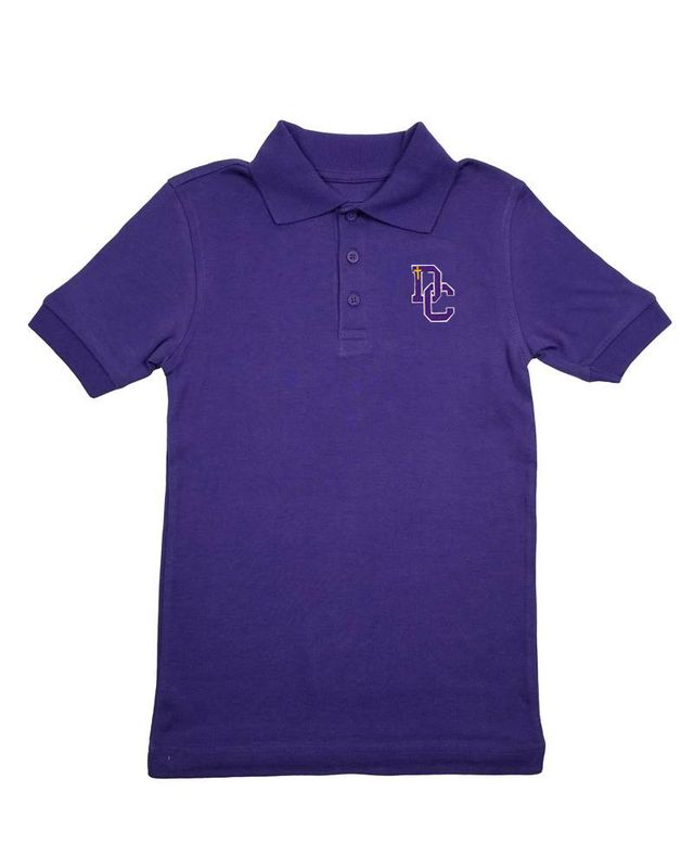 Dayton Christian Jersey SS Polo - Purple
