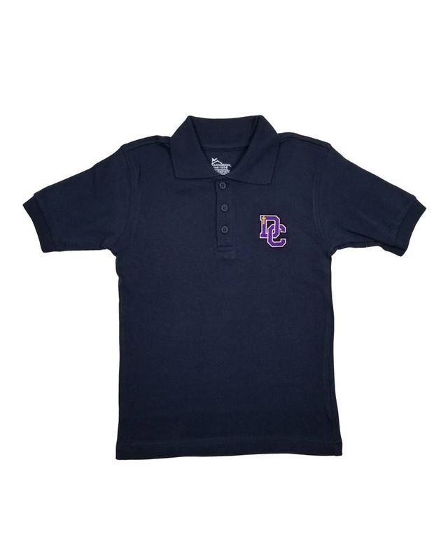 Dayton Christian Jersey SS Polo - Navy