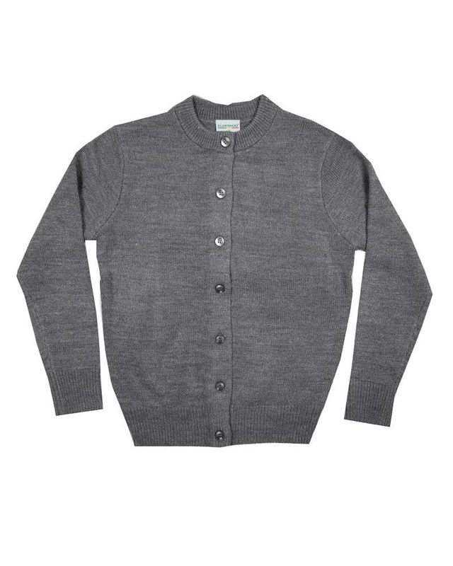 GIRLS CARDIGAN GREY 