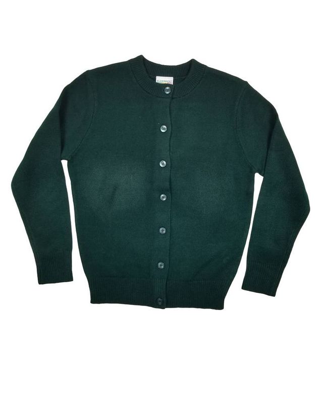 GIRLS CARDIGAN GREEN 
