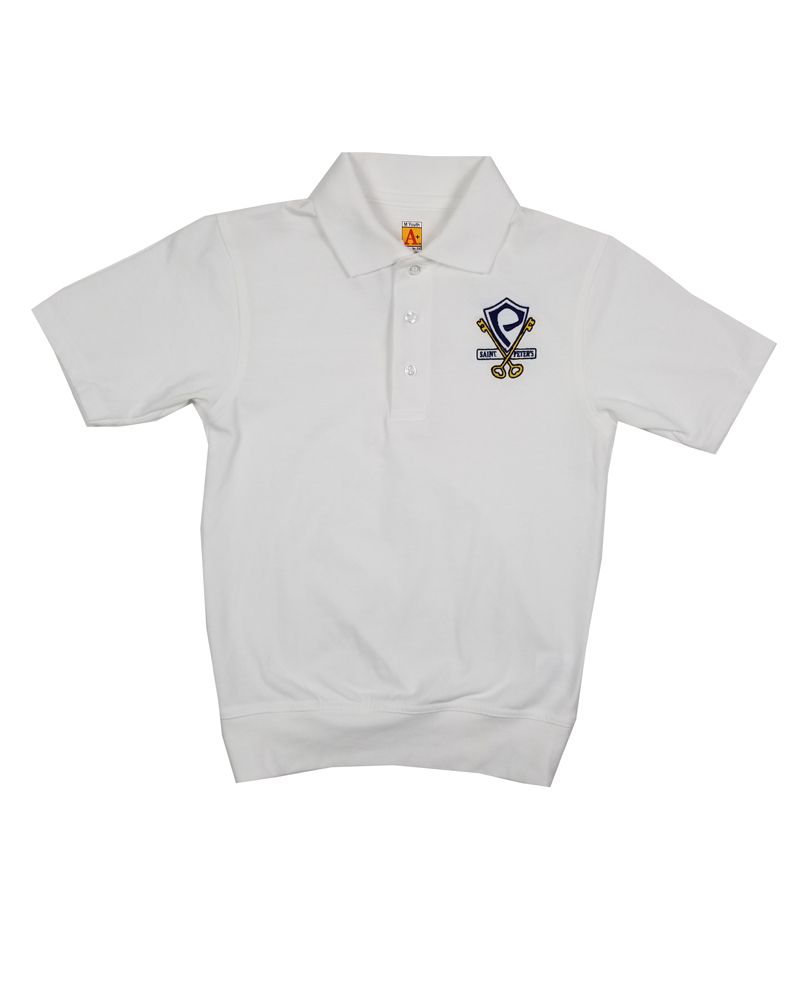 St. Peter Mansfield SS Banded Bottom Polo 