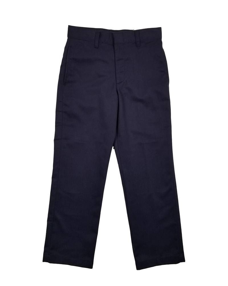 BOY/MENS FLAT FRONT PANTS NAVY