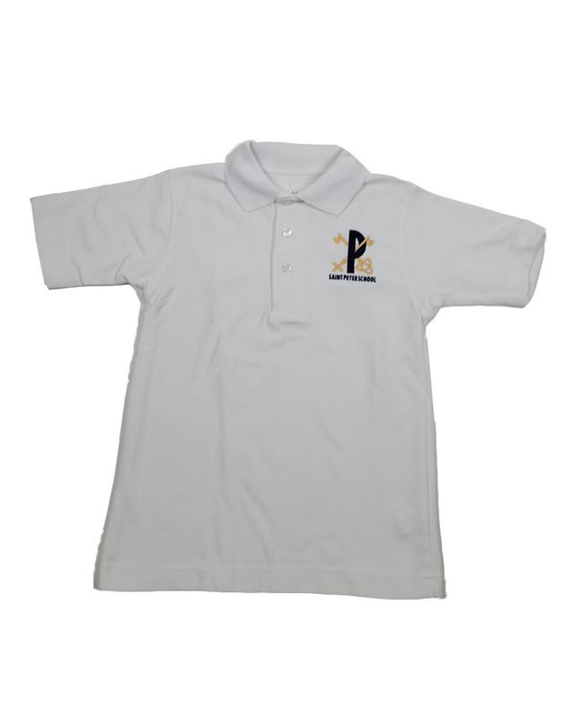 ST PETER SS PIQUE KNIT SHIRT WHITE