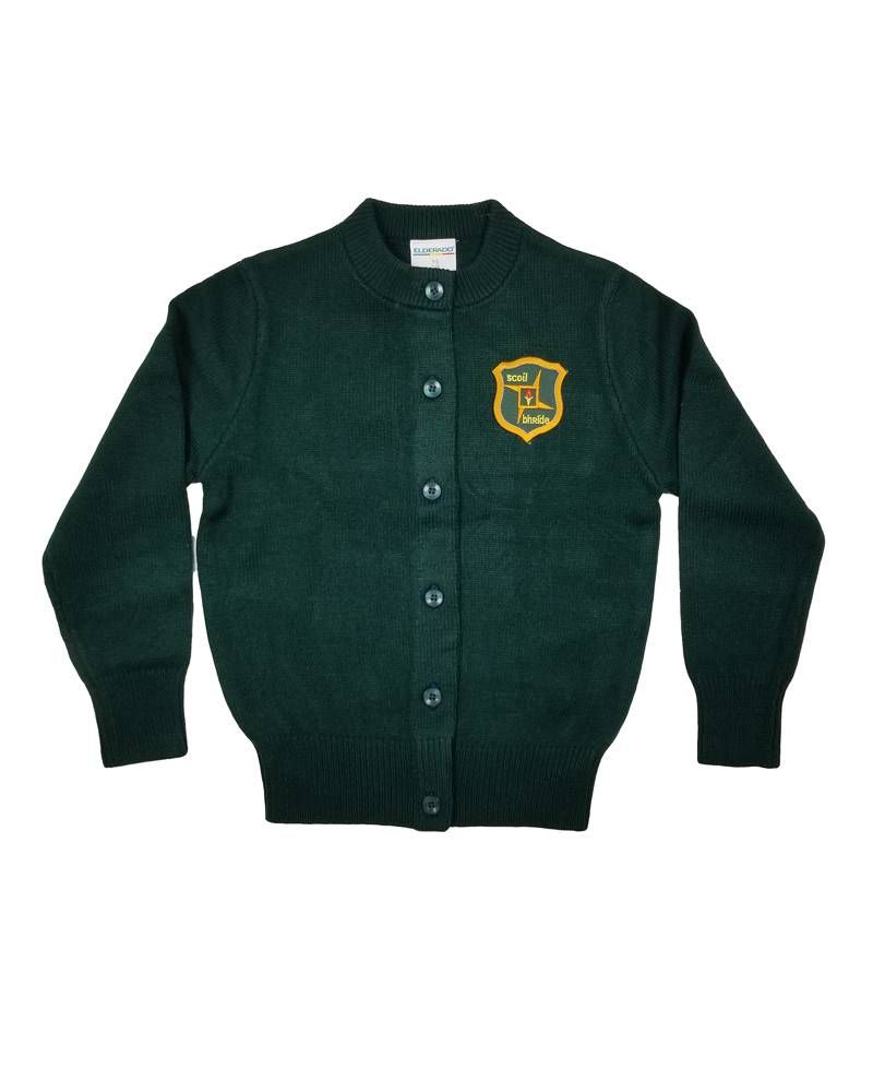 ST. BRIGID GIRLS CARDIGAN GREEN 