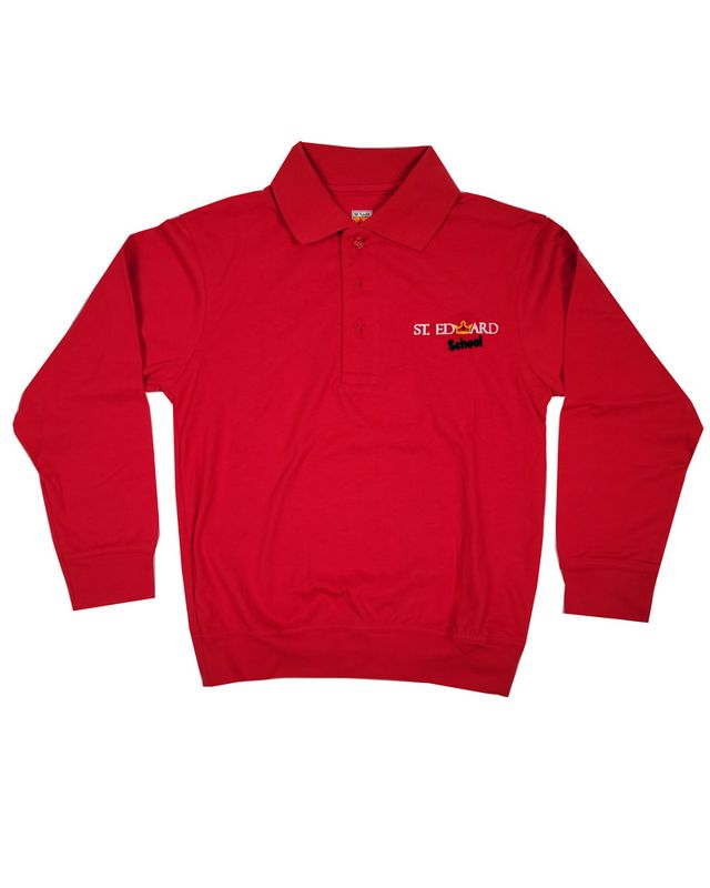 ST. EDWARD LS BANDED BOTTOM KNIT SHIRT