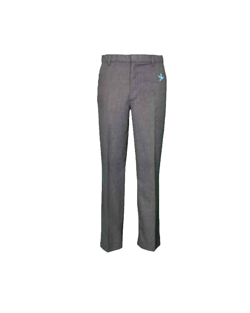 CRISTO REY BOY/MENS FLAT FRONT PANTS Charcoal Grey