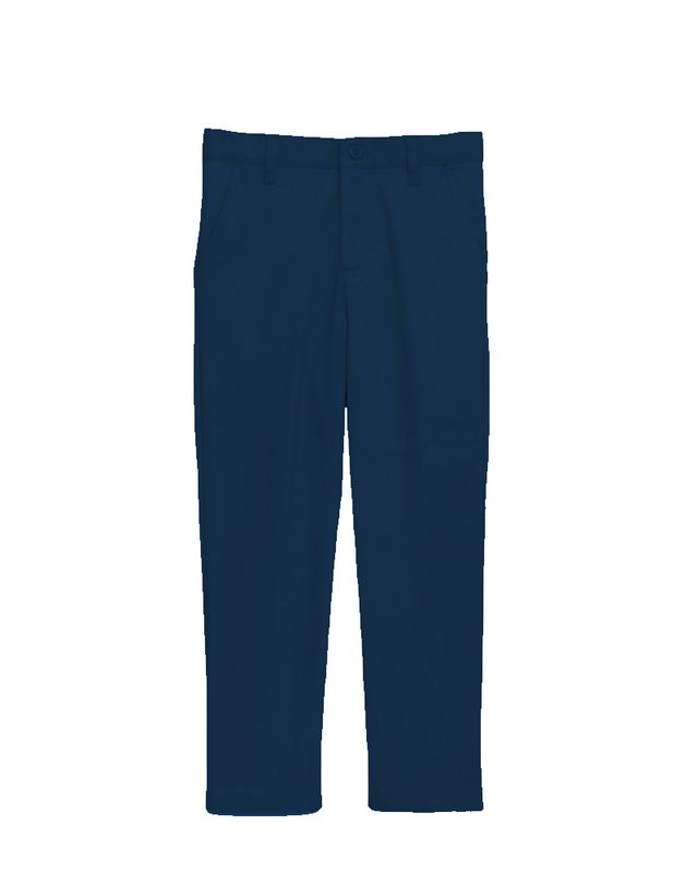CLASSROOM GIRLS FLAT FRONT PANT NVY