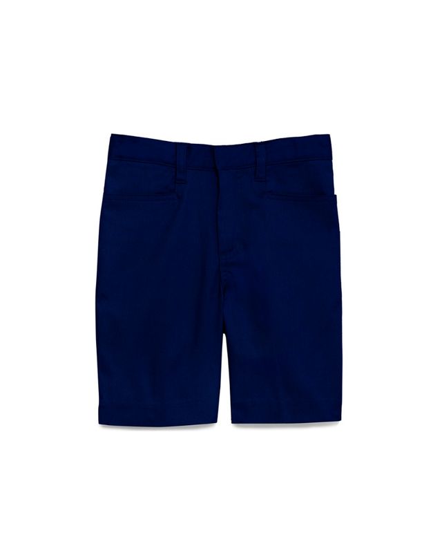 CLASSROOM GIRLS FLAT FRONT SHORT NVY