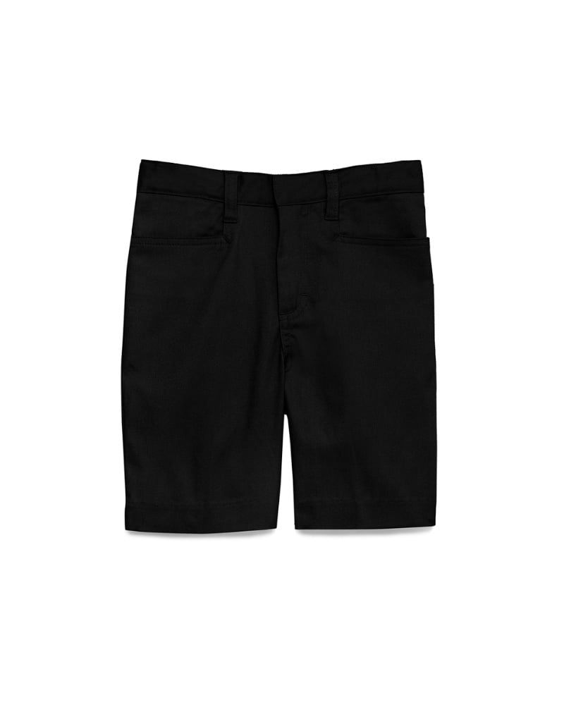 CLASSROOM GIRLS FLAT FRONT SHORT BLK