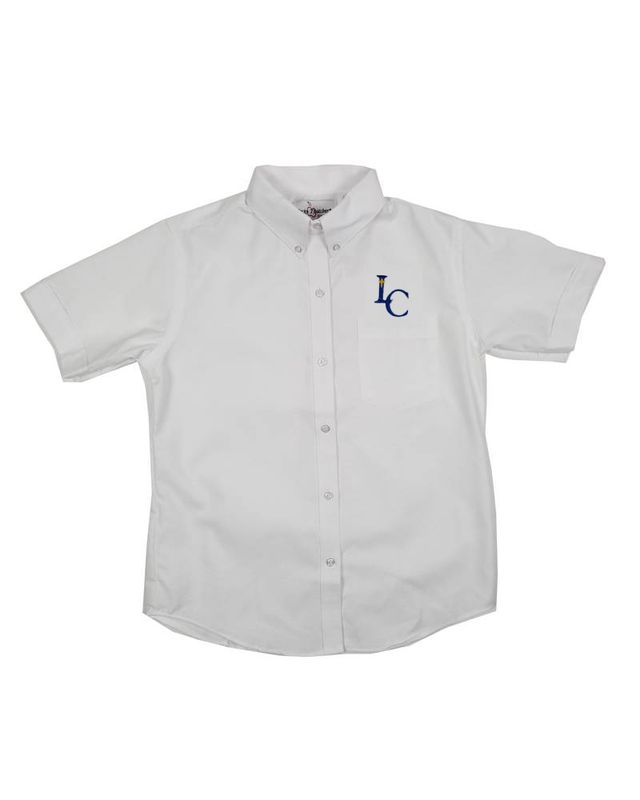 LEHMAN CATHOLIC LADIES SHORT SLEEVE OXFORD