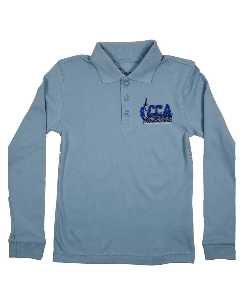 Crossroads Christian  Pique Long Sleeve Polo 