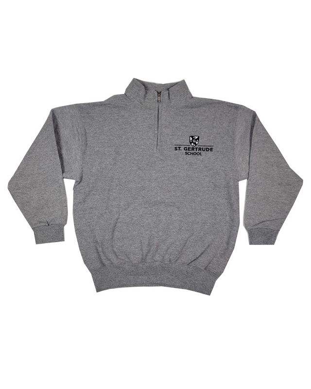 ST. GERTRUDE  1/4 ZIP SWEATSHIRT  