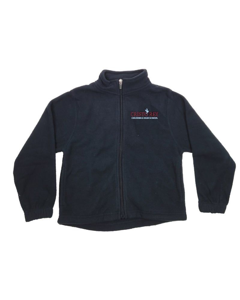 CRISTO REY FULL ZIP FLEECE , Color: NAVY, Size: Youth M