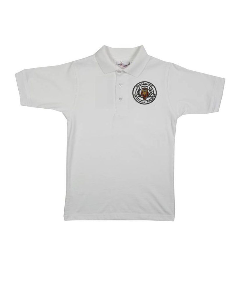 HEART OF OHIO PIQUE SS KNIT SHIRT, Color: WHITE, Size: Youth XXS