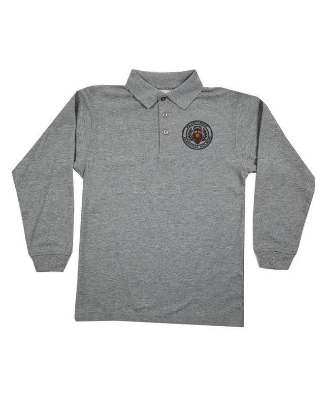 HEART OF OHIO PIQUE LS KNIT SHIRT