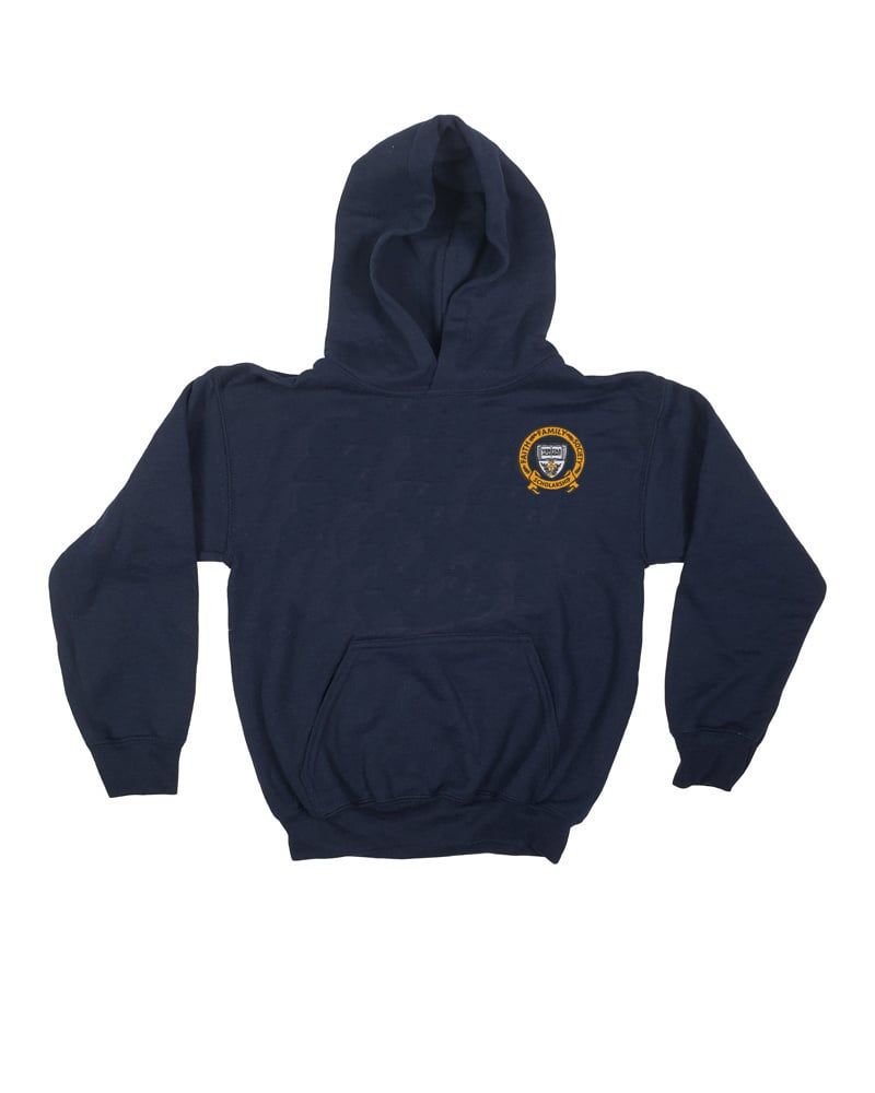 Veritas Hoodie, Color: Navy, Size: Youth S