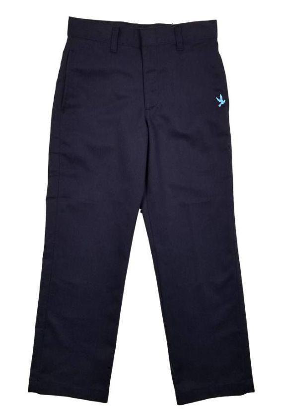 CRISTO REY M.S BOY/MENS FLAT FRONT PANTS NAVY