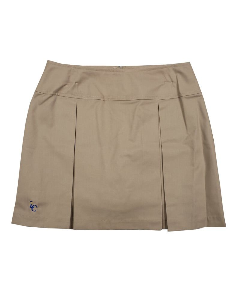 LEHMAN CATHOLIC DROP WAIST SKORT