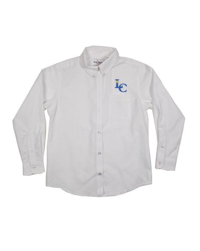 LEHMAN CATHOLIC LADIES LONG SLEEVE OXFORD