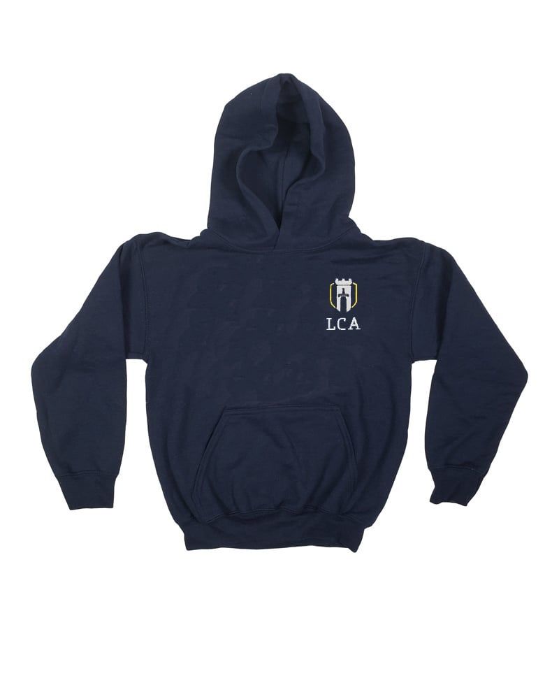 LEGACY CHRISTIAN HOODIE, Color: NAVY, Size: Youth S