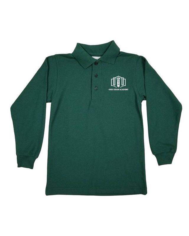OHIO IHSAN ACADEMY JERSEY LS POLO SHIRT