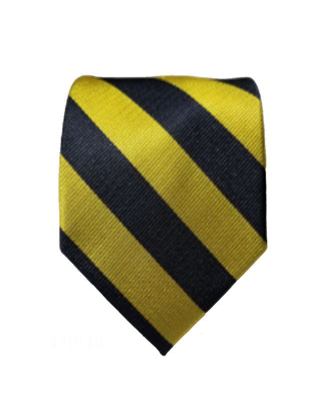 CHESTERTON BLUE/YELLOW STRIPE TIE 