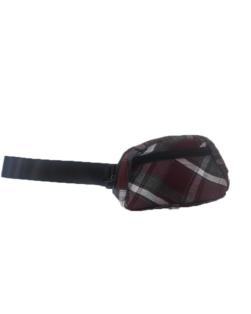 PLAIN FANNY PACK PLAID 54