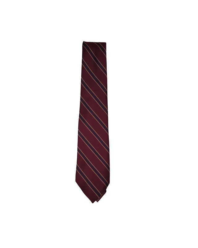 CRISTO REY BURGUNDY/NAVY/TAN STRIPE OPEN TIE 57in