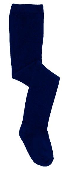 Girls Tights, Color: Opaque Navy, Size: Youth 4-6