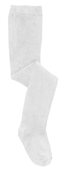 Girls Tights, Color: Opaque White, Size: Youth 4-6